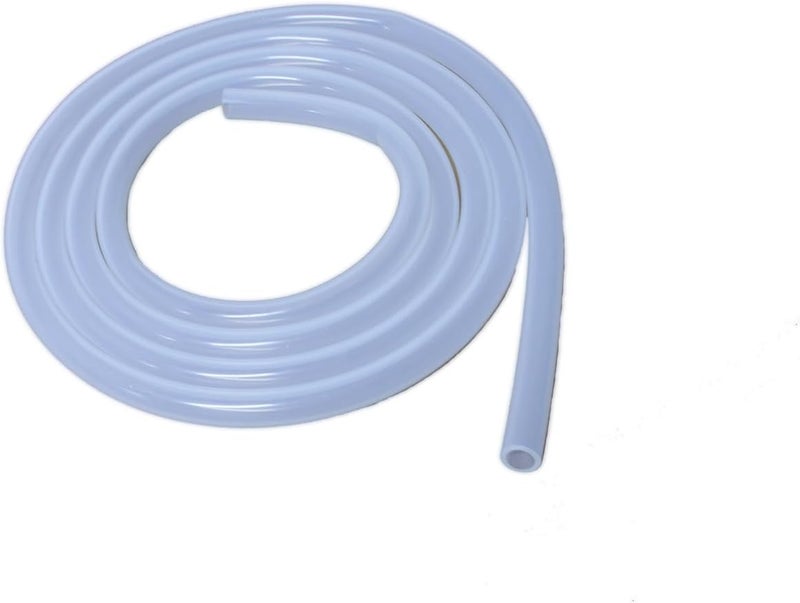 I33T أنبوب سيليكون، 1/2" (12 مم) ID × 5/8" (16 مم) OD أنبوب غذائي عالي الحرارة أنبوب سيليكون نقي مرن بطول 10 أقدام (3 م) (نقي) - Image 1